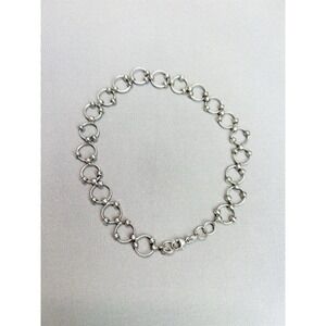Sterling Silver Chain Bracelet .925 Jewelry